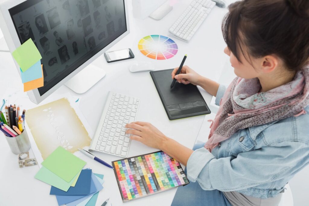 graphic design services, typography, color matching and full custom designs by our in-house designer